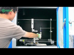 In che modo un collaudatore di fiamma da ago valuta i rischi di incendio nei componenti elettrici?