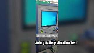 Macchina per test di vibrazioni IEC 62660 – Tester di vibrazioni per batterie a forza sinusoidale da 300 kg | 2–2500 Hz