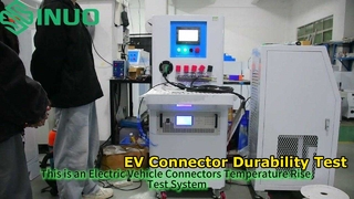 Sistema di test di aumento della temperatura dei connettori per veicoli elettrici