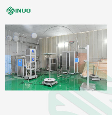 Buon prezzo Sistema di prova di impermeabilità del tubo oscillante per la prova di spruzzo idrico IPX3 IPX4 in linea