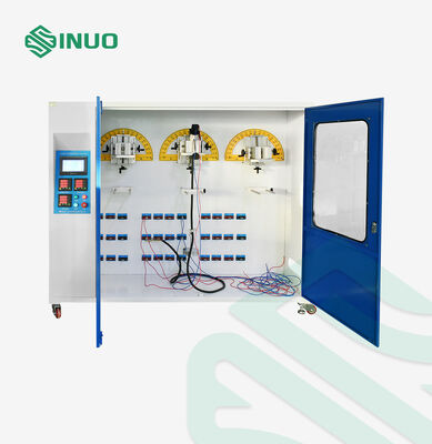 Buon prezzo EV Charging Connector Bending Tester with 0-360° Adjustable Angle, PLC Control, and 3 Test Stations for Mechanical Strength Testing in linea