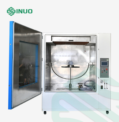 Buon prezzo La pioggia dell'apparecchiatura di collaudo dell'ingresso dell'acqua di IPX1 IPX4 spruzza l'IEC 60529 della camera di prova di codice del IP in linea