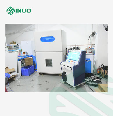 Buon prezzo Camera di prova per la frantumazione e la penetrazione delle unghie della batteria Equipaggiamento di prova per la sicurezza della batteria 300kN in linea