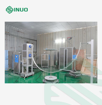 Buon prezzo Apparecchio di prova impermeabile IPX3 IPX4 automatizzato con foro ad ago di Φ0,4 mm e flusso d'acqua di 0,07 L/min per la conformità alla norma IEC 60529. in linea