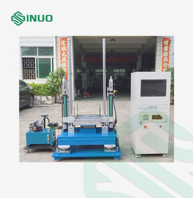 Buon prezzo Equipaggiamento di prova dell'accelerazione della batteria del veicolo elettrico Sistema di prova di urto del sollevamento idraulico in linea