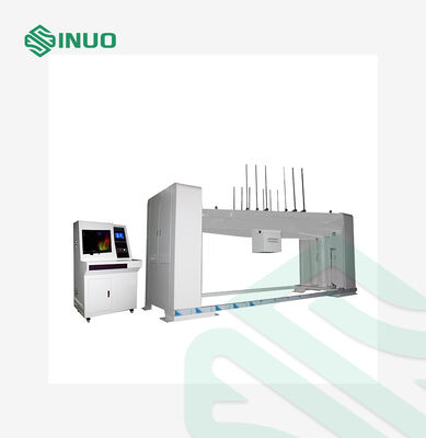 Buon prezzo Sistema di prova della rotazione della batteria del veicolo elettrico con rotazione a più assi a 360°, controllo intelligente PLC e fissaggio meccanico per la prova di sicurezza del veicolo elettrico in linea