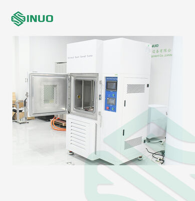 Apparecchiatura per test di cortocircuito interno di batterie agli ioni di litio secondo IEC 62133-2